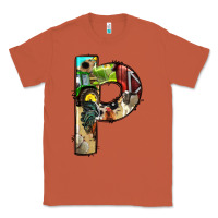 Copper farm life alphabet lowercase letters p Classic Tee - BundleAndBundleShop