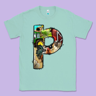 Farm Life Alphabet Lowercase Letters P Classic Tee Designed By Bundleandbundleshop