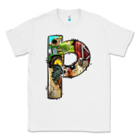 White farm life alphabet lowercase letters p Classic Tee - BundleAndBundleShop