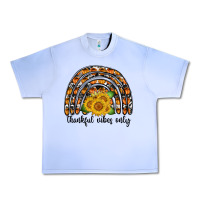 Grape Ice Thankful Vibes Only Urban Heavy Tee - CowhideDigitalArt