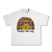 Thankful Vibes Only Urban Heavy Tee | Teevron