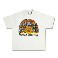 Pistachio Thankful Vibes Only Urban Heavy Tee - CowhideDigitalArt