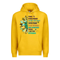 Lemon inspirational flower and quote design Premium Hoodie - LillyAllenDesigns