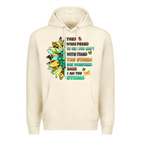 Sandshell inspirational flower and quote design Premium Hoodie - LillyAllenDesigns