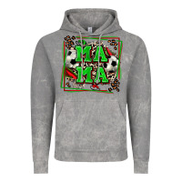 Cloud Rock soccer mama with leopard Vintage Hoodie - Zillion Design Studio
