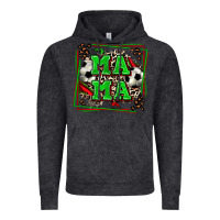 Vintage Black soccer mama with leopard Vintage Hoodie - Zillion Design Studio