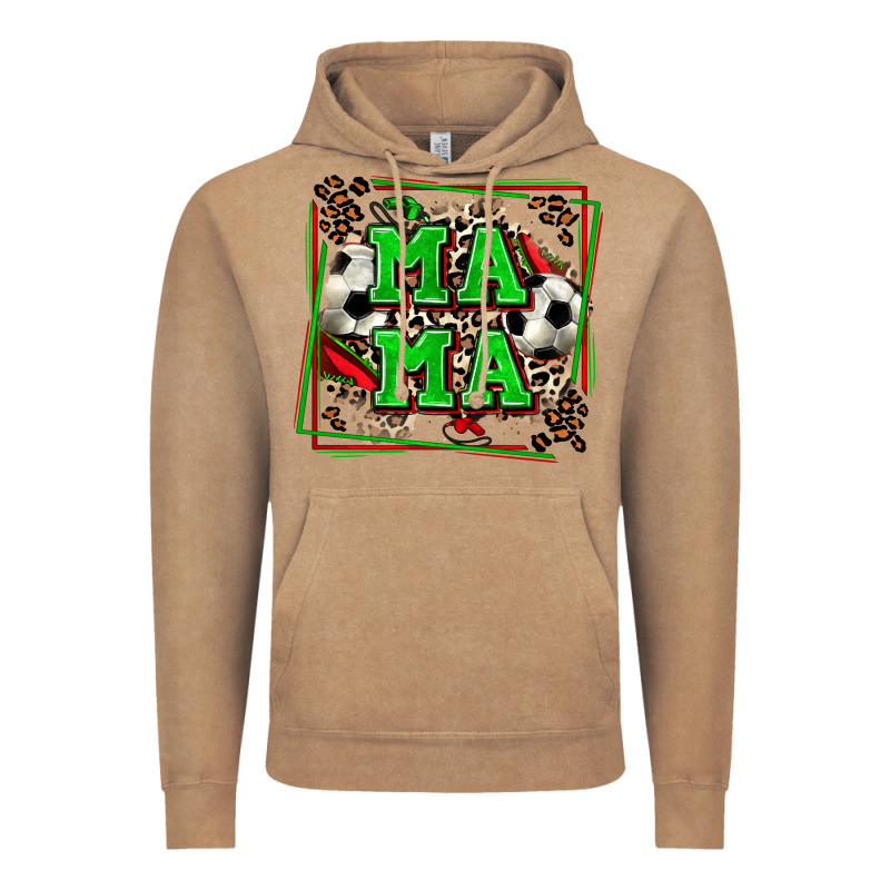 Soccer Mama With Leopard Vintage Hoodie by Zillion Design Studio | Teevron