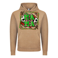 Vintage Coffee soccer mama with leopard Vintage Hoodie - Zillion Design Studio