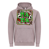 Vintage Zinc soccer mama with leopard Vintage Hoodie - Zillion Design Studio