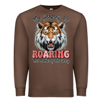 Chestnut the heavens are roaring tiger Premium Sweatshirt - MaliasSmallBusiness