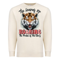 Sandshell the heavens are roaring tiger Premium Sweatshirt - MaliasSmallBusiness