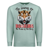Seafoam the heavens are roaring tiger Premium Sweatshirt - MaliasSmallBusiness