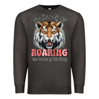 Smoke the heavens are roaring tiger Premium Sweatshirt - MaliasSmallBusiness