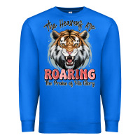 True Royal the heavens are roaring tiger Premium Sweatshirt - MaliasSmallBusiness