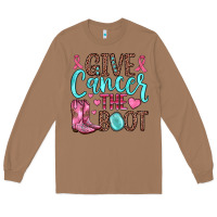 Toasted Coconut give cancer the boot Long Sleeve Tee - JahusDesignShop