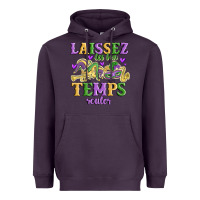 Plum laissez les bon temps rouler Heavyweight Hoodie - MaliasSmallBusiness