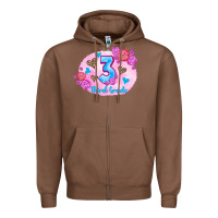 Chestnut back to school flowers third grade 3200x2400 Zipper Hoodie - AdoDesignShop