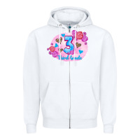 White back to school flowers third grade 3200x2400 Zipper Hoodie - AdoDesignShop