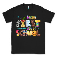 Black happy first day of school Classic Tee - AdoDesignShop