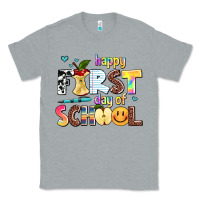 Heather Grey happy first day of school Classic Tee - AdoDesignShop