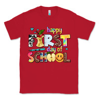 Red happy first day of school Classic Tee - AdoDesignShop