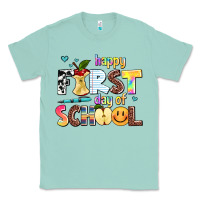 Seafoam happy first day of school Classic Tee - AdoDesignShop