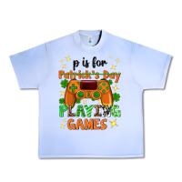 Grape Ice P is Patrick's Day playing games Urban Heavy Tee - Neo Western