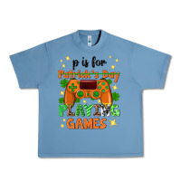 Pebble Blue P is Patrick's Day playing games Urban Heavy Tee - Neo Western