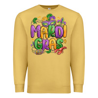 Antique Gold mardi gras Premium Sweatshirt - MaliasSmallBusiness