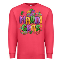 Cardinal mardi gras Premium Sweatshirt - MaliasSmallBusiness