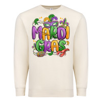 Sandshell mardi gras Premium Sweatshirt - MaliasSmallBusiness