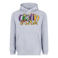 Heather Grey cajun to the core Heavyweight Hoodie - MaliasSmallBusiness