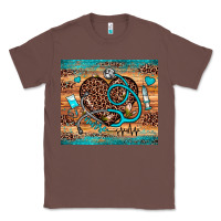 Chestnut nurse leopard heart Classic Tee - JahusDesignShop