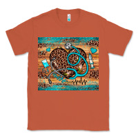 Copper nurse leopard heart Classic Tee - JahusDesignShop