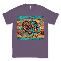 Lavender nurse leopard heart Classic Tee - JahusDesignShop