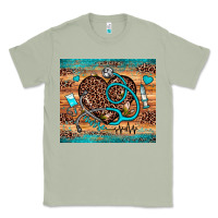 Matcha nurse leopard heart Classic Tee - JahusDesignShop