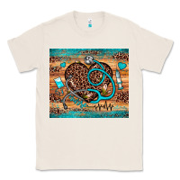 Natural nurse leopard heart Classic Tee - JahusDesignShop