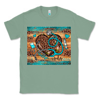Sage nurse leopard heart Classic Tee - JahusDesignShop