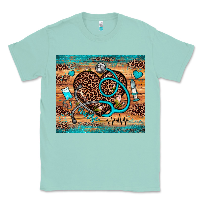 Nurse Leopard Heart Classic Tee by JahusDesignShop | Teevron