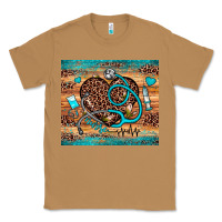 Toasted Coconut nurse leopard heart Classic Tee - JahusDesignShop