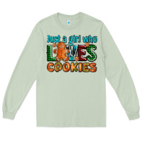 Matcha just a girl who loves cookies Long Sleeve Tee - AdoDesignShop