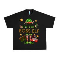 Black im the boss elf Urban Heavy Tee - FaDigitalArtStudio