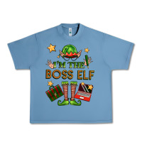 Pebble Blue im the boss elf Urban Heavy Tee - FaDigitalArtStudio
