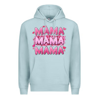 Blue Mist mama mama mama valentine's day Premium Hoodie - LillyAllenDesigns