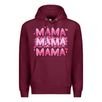 Mama Mama Mama Valentine's Day Premium Hoodie | Teevron