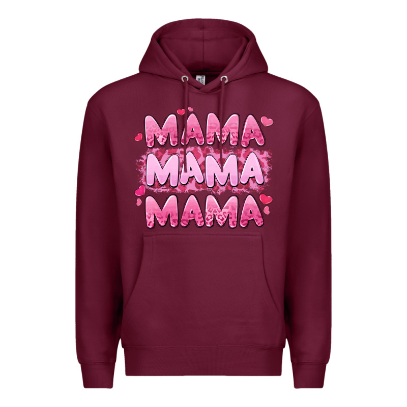 Mama Mama Mama Valentine's Day Premium Hoodie by LillyAllenDesigns | Teevron