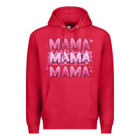 Cardinal mama mama mama valentine's day Premium Hoodie - LillyAllenDesigns