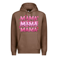 Chestnut mama mama mama valentine's day Premium Hoodie - LillyAllenDesigns