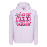Lilac mama mama mama valentine's day Premium Hoodie - LillyAllenDesigns