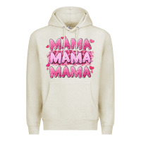 Oatmeal Heather mama mama mama valentine's day Premium Hoodie - LillyAllenDesigns